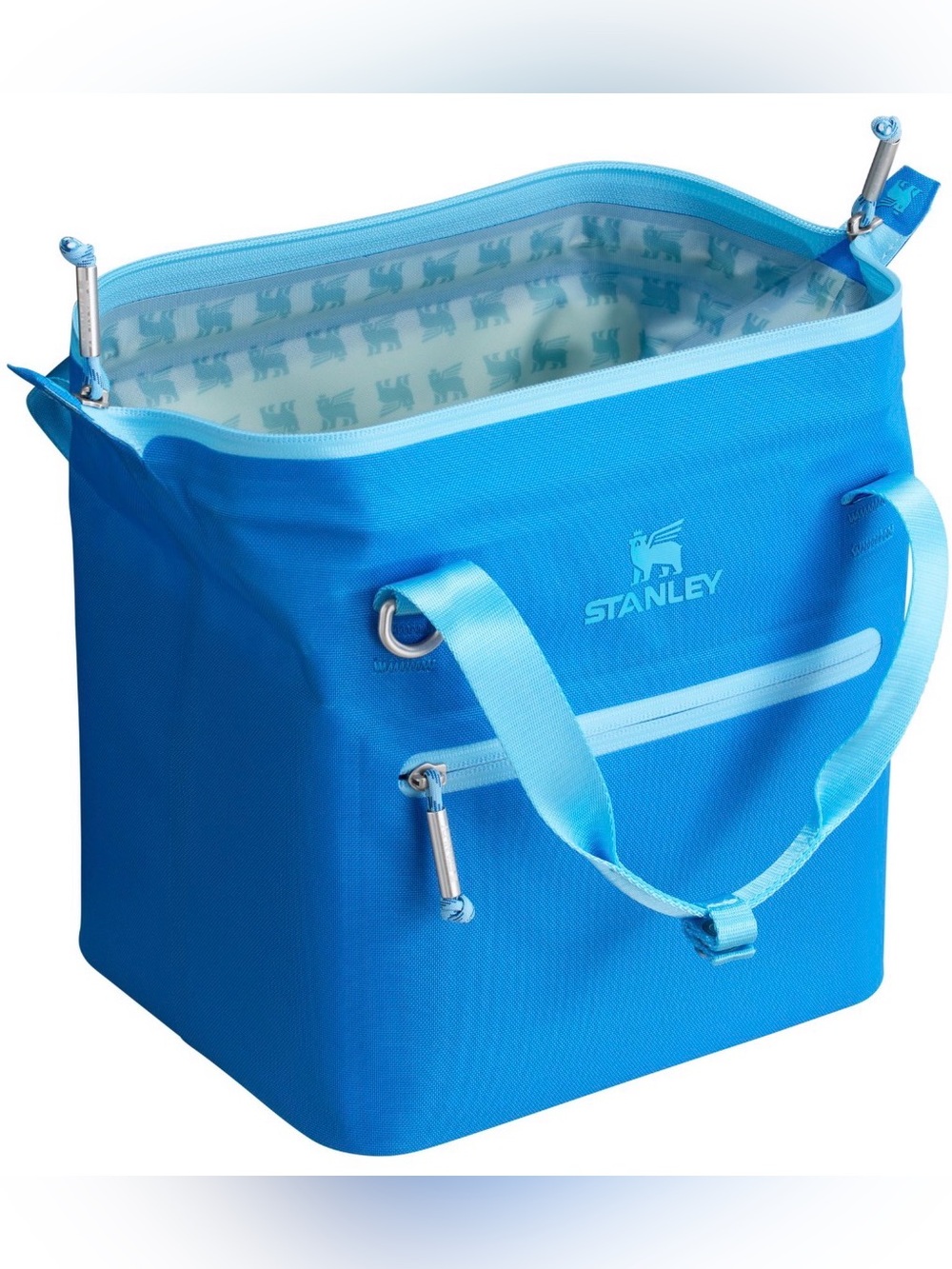 NWT Stanley All Day Julienne Mini Cooler Azure Blue 10 can - Picture 2 of 13